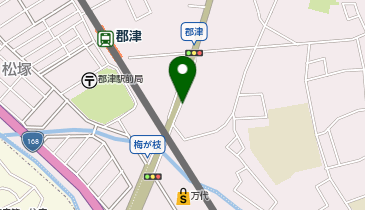 交野市郡津跨線橋下自転車駐車場の地図画像