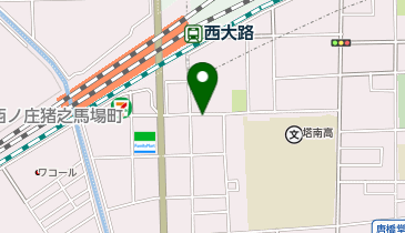 くるっとパーク西大路駅南の地図画像