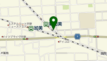 くるっとパーク新加美駅前第1の地図画像