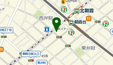 【駐輪場】リゾン朝霞台No.1コインパーキングの地図画像