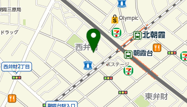 リゾン朝霞西弁財No.2駐輪場の地図画像