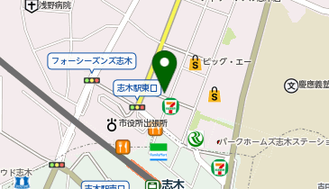 センチュリー志木駐輪場の地図画像