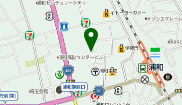 コインズ浦和の地図画像