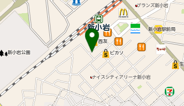 コインズ新小岩の地図画像