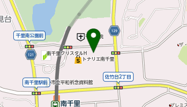 コインズ南千里の地図画像