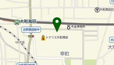 コインズ大和高田の地図画像