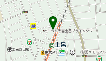 土呂駅第1自転車駐車場の地図画像