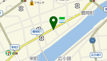 多治見市営豊岡駐車場(バイク駐輪場)の地図画像