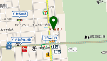 サイクルパーク住吉の地図画像