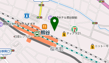 ティアラ21有料駐輪場の地図画像