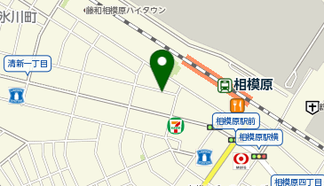 相模原駅南口バイク駐車場の地図画像