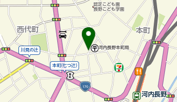 かわちながの本町パーキング(駐輪場)の地図画像