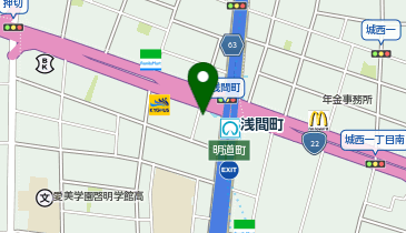 パークゼウス浅間町駅前の地図画像