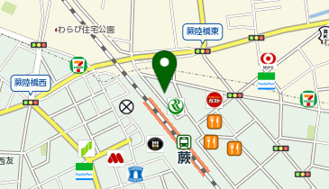 ピットデザイン蕨駅前駐輪場の地図画像