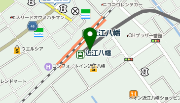 イオン近江八幡ショッピングセンター 駐輪場の地図画像