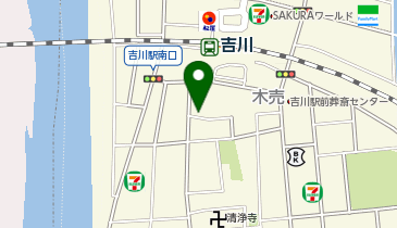 らくだサイクルパーク吉川木売2の地図画像