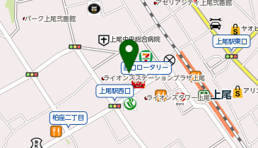 らくだサイクルパーク上尾柏座1の地図画像