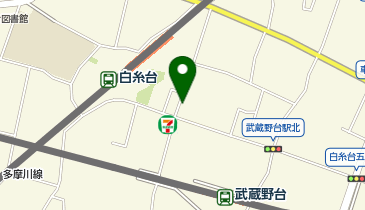 TOHTOサイクルパーク白糸台の地図画像