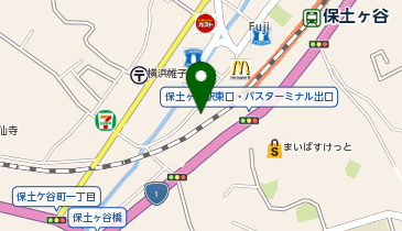 タマパーク保土ケ谷駐輪場の地図画像