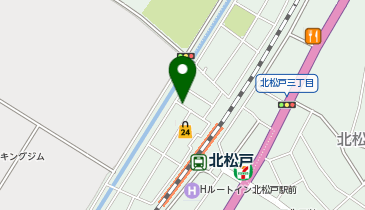 エーパーク北松戸駅前駐輪場第2の地図画像
