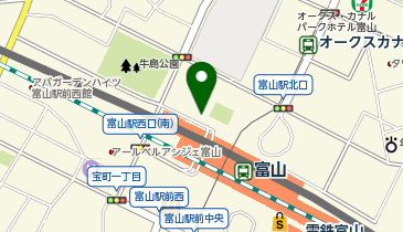 富山駅北自転車駐車場の地図画像