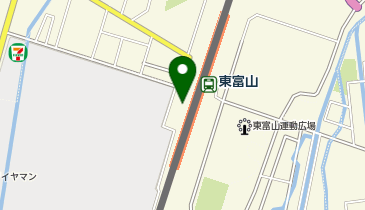 東富山駅自転車駐車場の地図画像