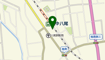JR越中八尾駅駐輪場の地図画像