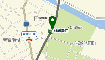 競輪場前駅自転車駐車場の地図画像