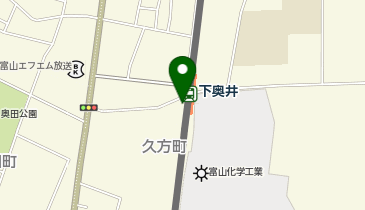 下奥井駅自転車駐車場の地図画像