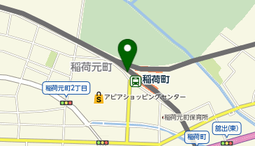 稲荷町駅自転車駐車場の地図画像