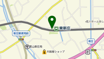 東新庄駅自転車駐車場の地図画像