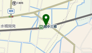 越中三郷駅自転車駐車場の地図画像