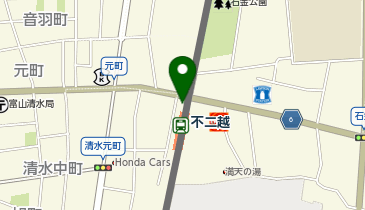 不二越駅自転車駐車場の地図画像