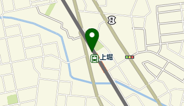 上堀駅自転車駐車場の地図画像
