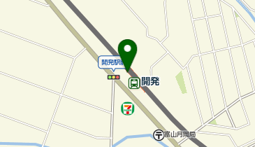 開発駅自転車駐車場の地図画像