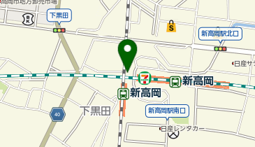 新高岡駅第1自転車駐車場の地図画像