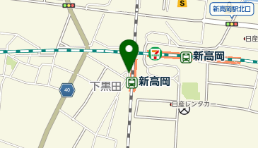新高岡駅第2自転車駐車場の地図画像