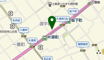 片原町自転車駐車場の地図画像