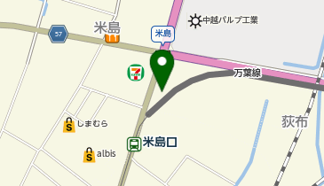 米島口自転車駐車場の地図画像