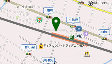 小杉駅前西自転車駐車場の地図画像