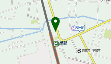 黒部駅前自転車駐車場の地図画像