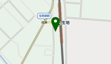 生地駅前自転車駐車場の地図画像
