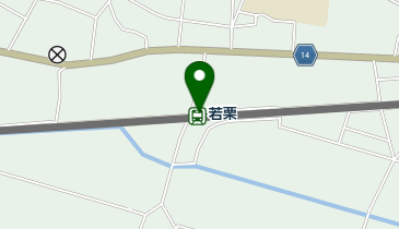 若栗駅前自転車駐車場の地図画像