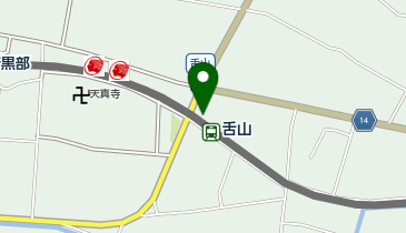 舌山駅前自転車駐車場の地図画像