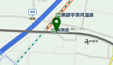 新黒部駅前自転車駐車場の地図画像