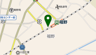 福野駅前駐輪場の地図画像