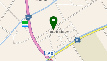 井波物産展示館横駐輪場の地図画像