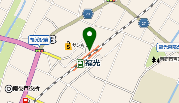 福光駅東口駐輪場の地図画像