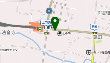 上市駅前自転車駐車場の地図画像