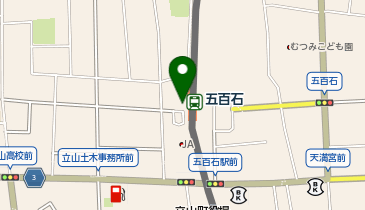 五百石駅前駐輪場(西口)の地図画像